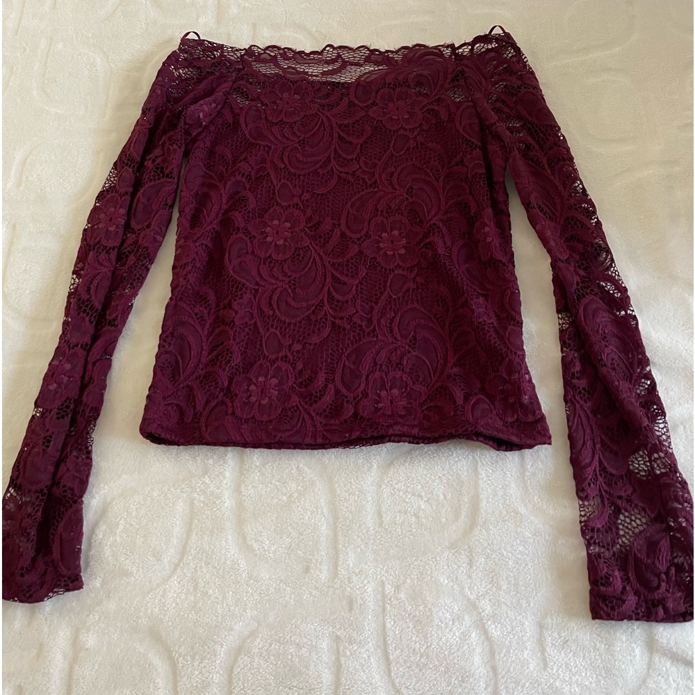 Long Sleeve Lace Top
